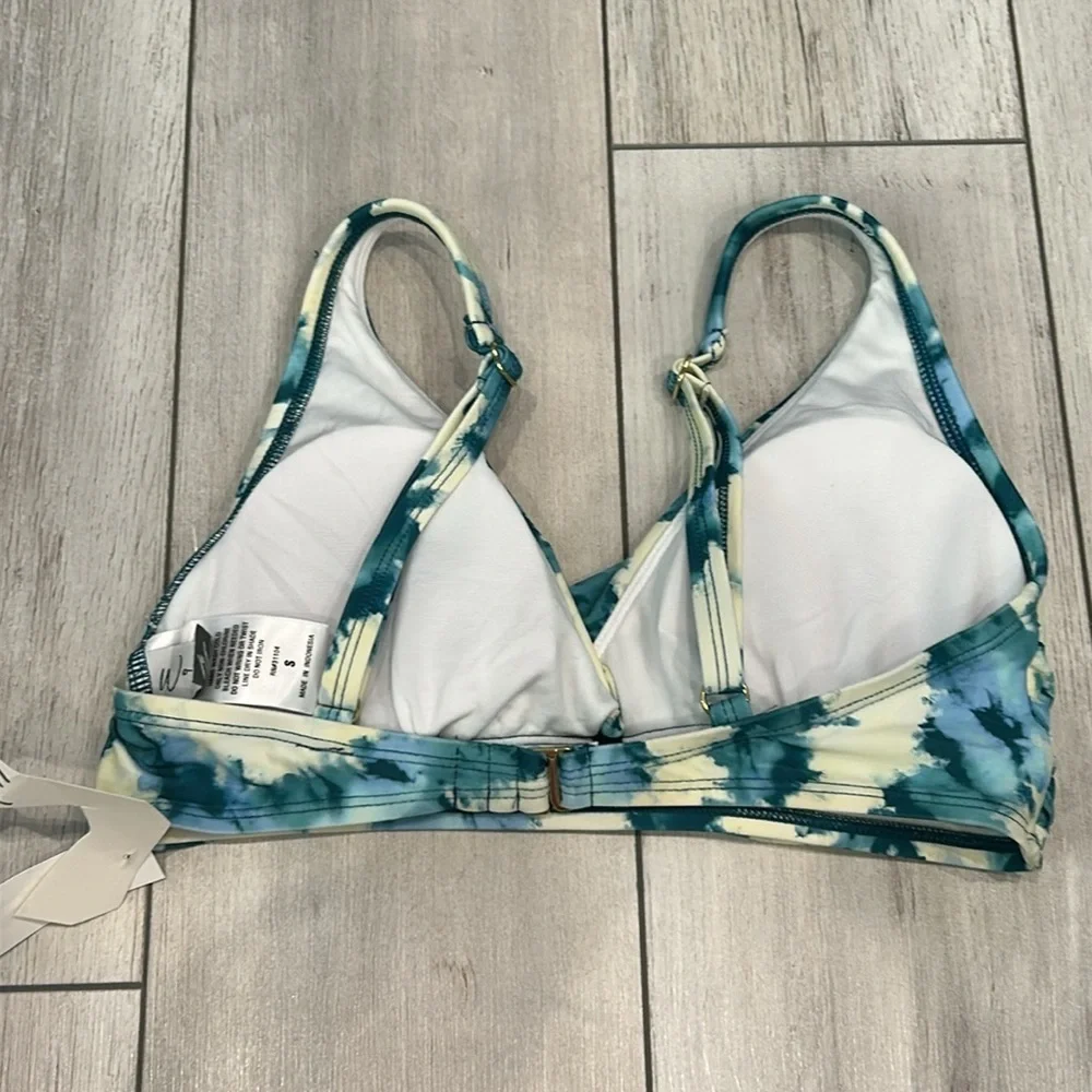 Wonderly tie dye bikini swim top size small